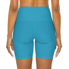 Load image into Gallery viewer, High Waisted Yoga Shorts (AOP)