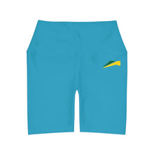 Load image into Gallery viewer, High Waisted Yoga Shorts (AOP)
