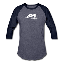 Load image into Gallery viewer, Maica Wear Baseball T-Shirt - heather blue/navy