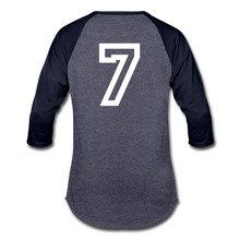 Load image into Gallery viewer, Maica Wear Baseball T-Shirt - heather blue/navy