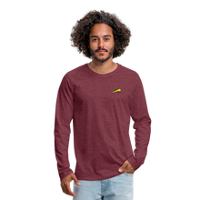 Load image into Gallery viewer, Maica Wear Men's Premium Long Sleeve T-Shirt - heather burgundy