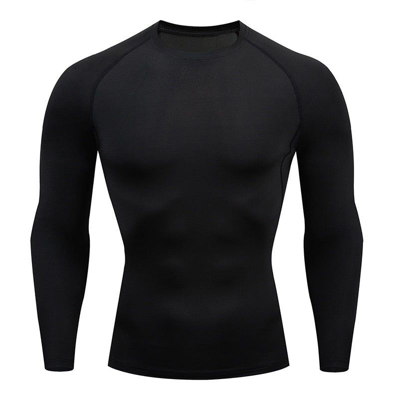 Maica Wear Men's Compression Fitness Long Sleeve T-shirts