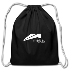 Load image into Gallery viewer, Maica Wear Cotton Drawstring Bag - black
