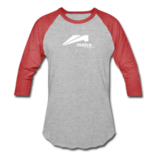 Load image into Gallery viewer, Maica Wear Baseball T-Shirt - heather gray/red
