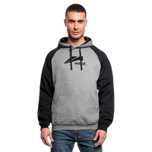 Load image into Gallery viewer, Maica Wear Colorblock Hoodie - heather gray/black
