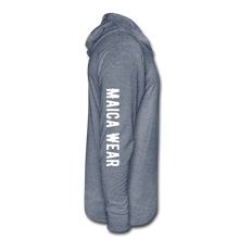 Load image into Gallery viewer, Maica Wear Unisex Tri-Blend Hoodie Shirt - heather blue
