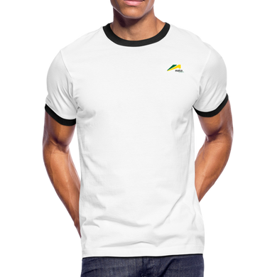 Maica Wear Men's Ringer T-Shirt - white/black