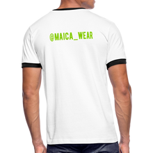 Load image into Gallery viewer, Maica Wear Men&#39;s Ringer T-Shirt - white/black
