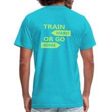 Load image into Gallery viewer, Unisex Jersey T-Shirt by Bella + Canvas - turquoise
